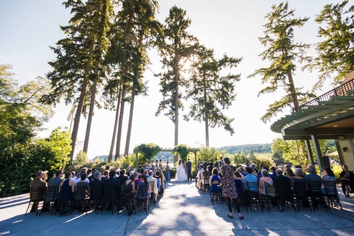 Music Masters DJ's a wedding at Manor House on Bainbridge Island