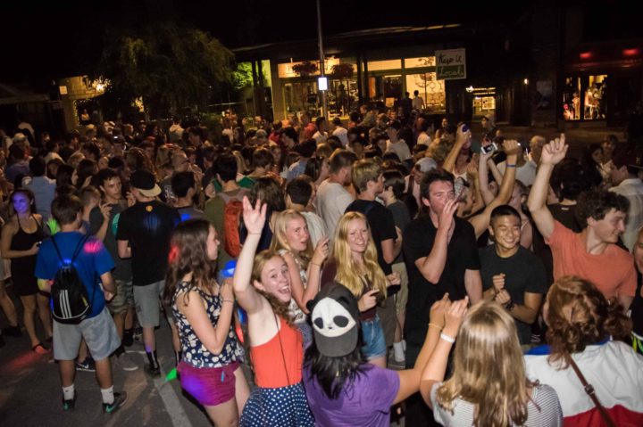 Music Masters DJ's the annual Bainbridge Island July 3rd Street Dance