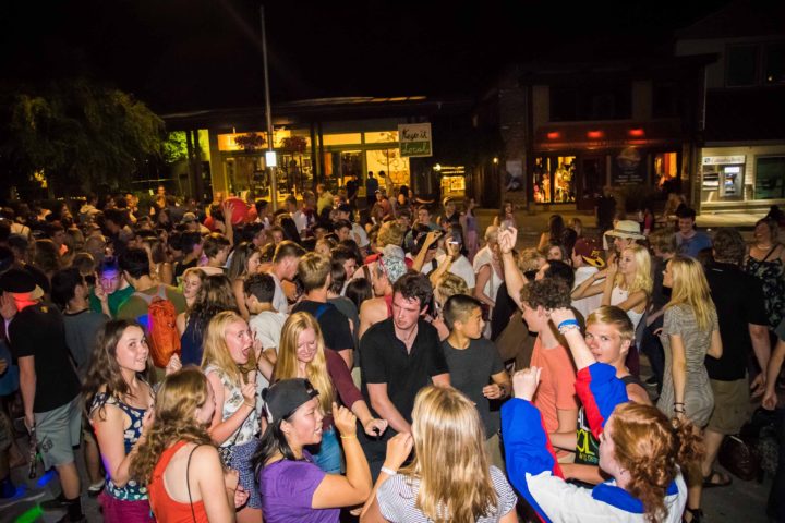 Music Masters DJ's the annual Bainbridge Island July 3rd Street Dance