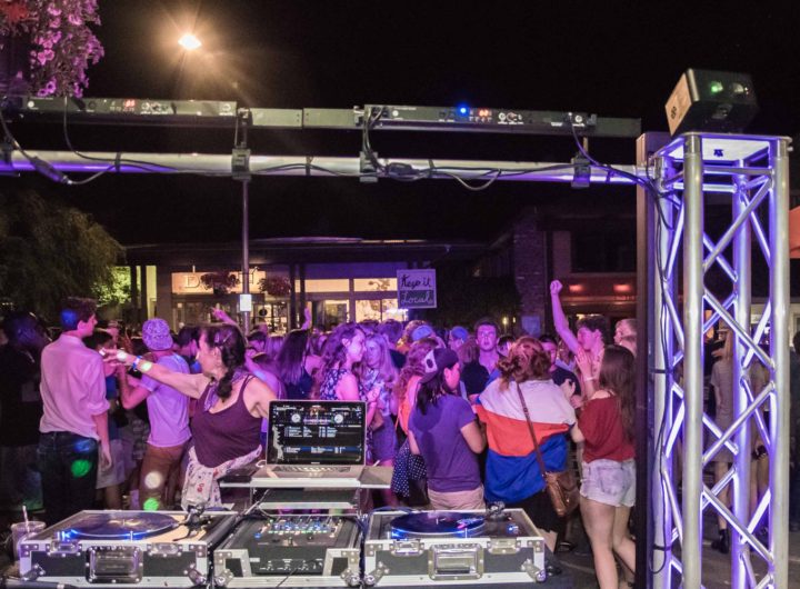 Music Masters DJ's the annual Bainbridge Island July 3rd Street Dance