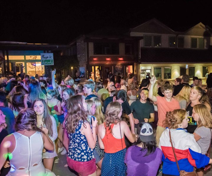 Music Masters DJ's the annual Bainbridge Island July 3rd Street Dance