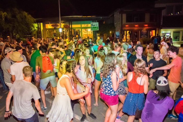 Music Masters DJ's the annual Bainbridge Island July 3rd Street Dance