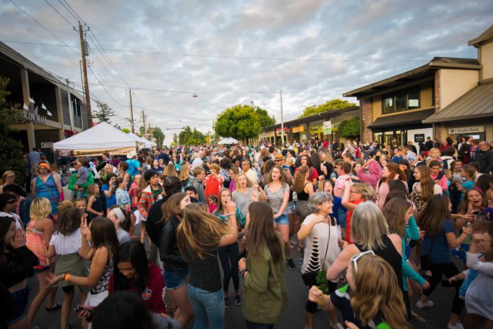 Music Masters DJ's the annual July 3rd Street Dance on Bainbridge Island