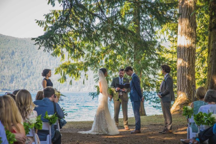 Music Masters DJ's a wedding at NaturBridge in Port Angeles, Washington