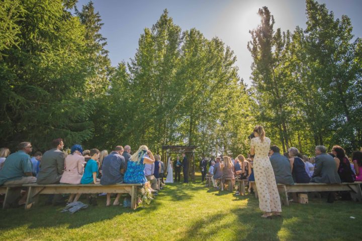 Music Masters DJ's a wedding at Red Cedar Farm in Poulsbo, Washington