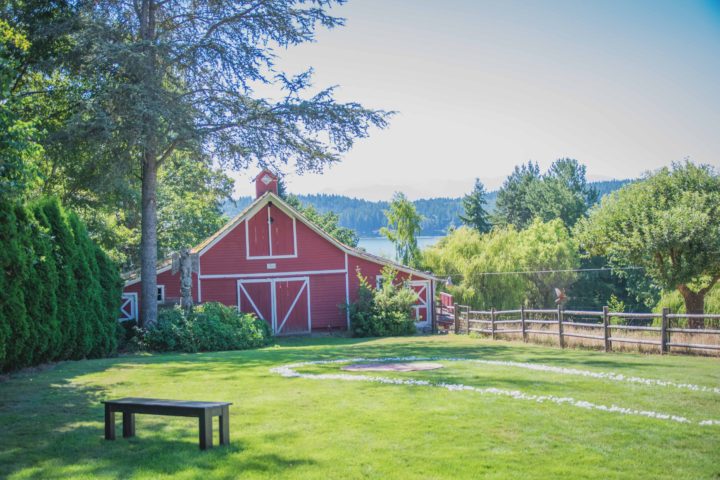 Music Masters DJ's a wedding at Seabold Farm on Bainbridge Island