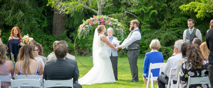 Music Masters DJs a wedding at Farm Kitchen in Poulsbo, Washington